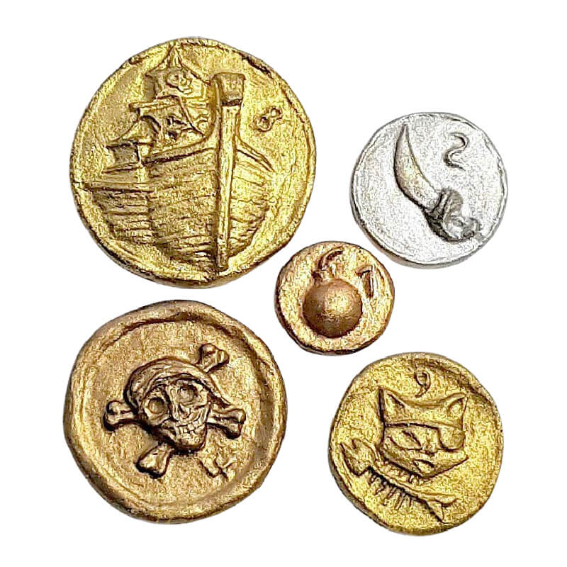 pirate doubloons coins