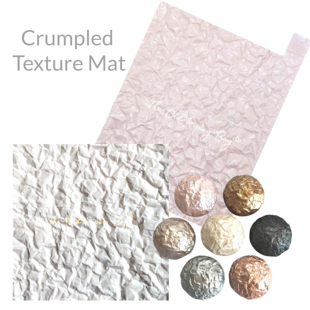 silicone texture mat crumpled