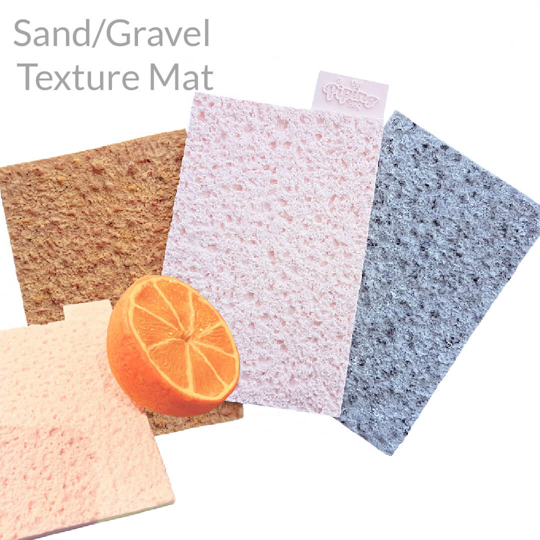 silicone texture mat sand gravel
