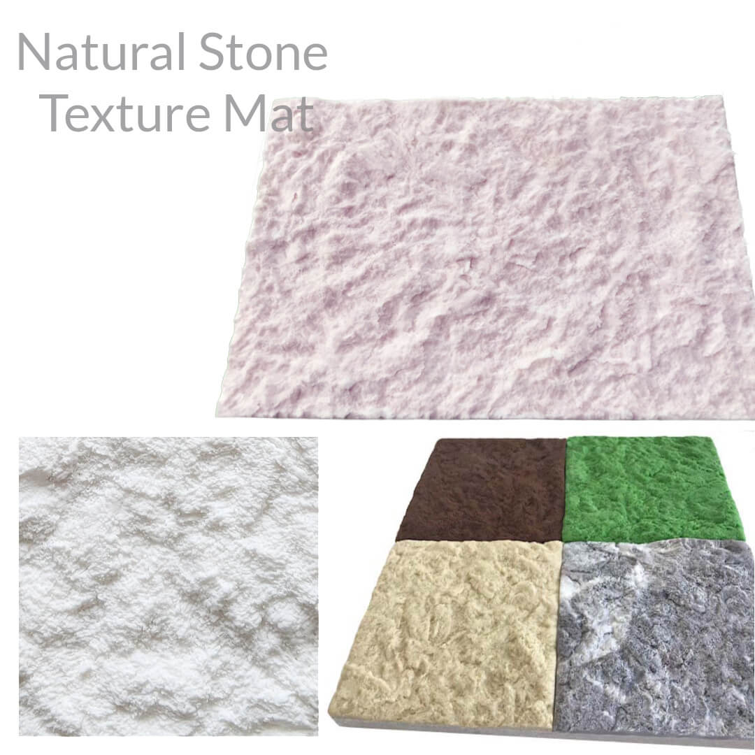 silicone texture mat natural stone textile