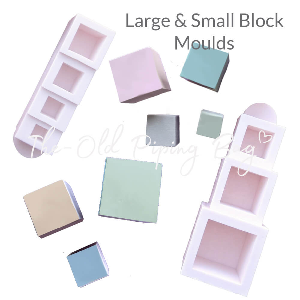 Block cube moulds molds